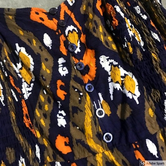 Wet Seal Tribal Print Camisole Button Front Top - Picture 5 of 8